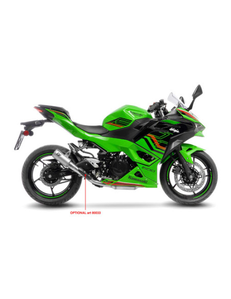 Silencieux LEOVINCE SBK LV-CORSA S titane - inox - KAWASAKI 400 NINJA - 400 Z 2018 - 2023 / 500 NINJA - 500 Z / SE 2024 - 2025