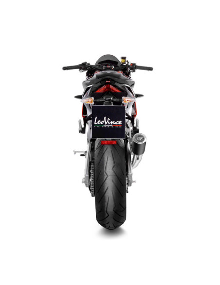Silencieux LEOVINCE SBK LV-CORSA S BLACK inox - APRILIA 1000 RSV4 RR 2019-20 / 1100 TUONO V4 2019-24 / 1100 RSV4 2021-24