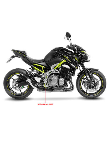 Silencieux LEOVINCE SBK LV-CORSA BLACK inox - KAWASAKI 900 Z 900 2017 - 2025