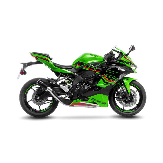 Silencieux LEOVINCE SBK LV-CORSA S BLACK inox - KAWASAKI 400 ZX-4R / RR NINJA 2024 - 2025