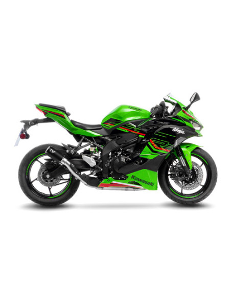 Silencieux LEOVINCE SBK LV-CORSA S BLACK inox - KAWASAKI 400 ZX-4R / RR NINJA 2024 - 2025