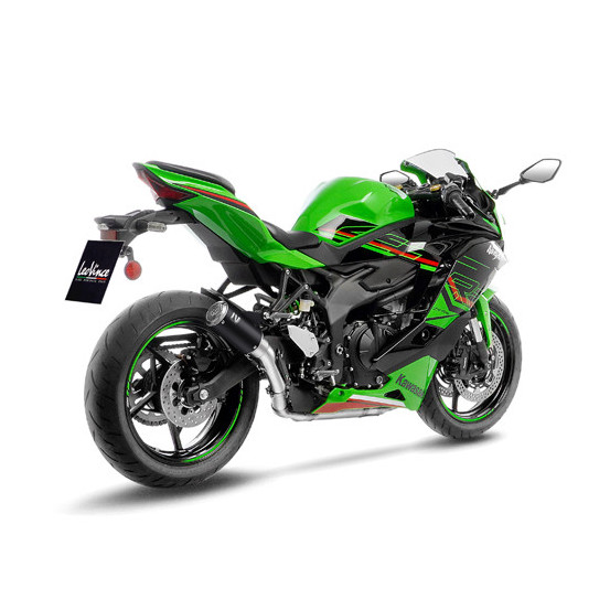 Silencieux LEOVINCE SBK LV-CORSA S BLACK inox - KAWASAKI 400 ZX-4R / RR NINJA 2024 - 2025