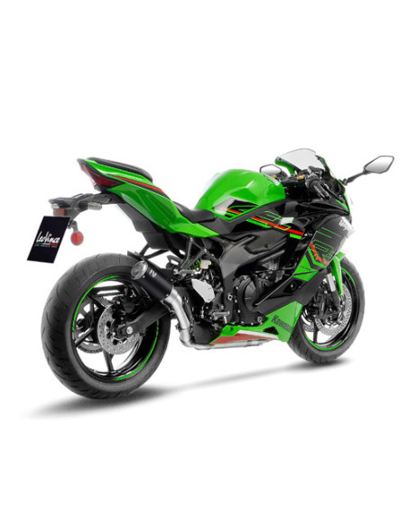 Silencieux LEOVINCE SBK LV-CORSA S BLACK inox - KAWASAKI 400 ZX-4R / RR NINJA 2024 - 2025