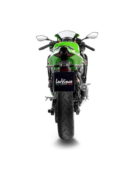 Silencieux LEOVINCE SBK LV-CORSA S BLACK inox - KAWASAKI 400 ZX-4R / RR NINJA 2024 - 2025