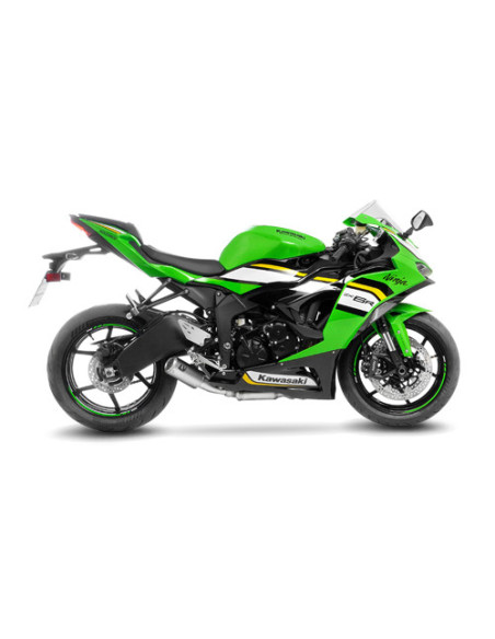 Silencieux LEOVINCE SBK LV-CORSA S titane - inox - KAWASAKI 636 ZX-6R NINJA 2013 - 2016 + 2019 - 2020 + 2024 - 2025