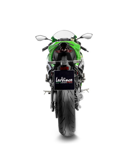 Silencieux LEOVINCE SBK LV-CORSA S titane - inox - KAWASAKI 636 ZX-6R NINJA 2013 - 2016 + 2019 - 2020 + 2024 - 2025