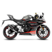 Silencieux LEOVINCE SBK GP CORSA Black Edition inox - CF MOTO 450 SS / 450 SR 2023 - 2024