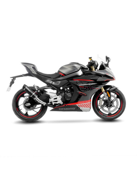 Silencieux LEOVINCE SBK GP CORSA EVO carbone - technopolymère - CF MOTO 450 SS / 450 SR 2023 - 2024