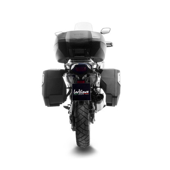 Silencieux LEOVINCE SBK LV-14 inox - carbone - HONDA 750 XL TRANSALP URBAN / EASY TRAVEL / TRAVEL EDITION 2023 - 2025