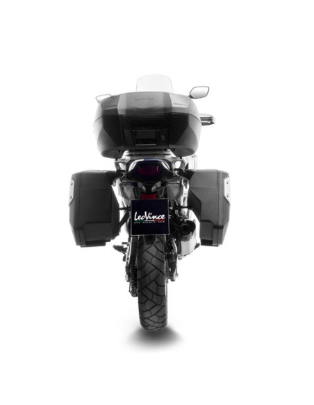 Silencieux LEOVINCE SBK LV-14 inox - carbone - HONDA 750 XL TRANSALP URBAN / EASY TRAVEL / TRAVEL EDITION 2023 - 2025