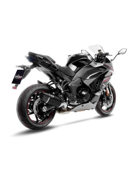 Silencieux LEOVINCE SBK LV-14R Black Edition inox - carbone - KAWASAKI 1000 NINJA 2020 - 2024 / 1100 NINJA 2025 -