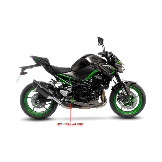 Silencieux LEOVINCE SBK LV-14R Black Edition inox - carbone - KAWASAKI 900 Z 900 2020 - 2024