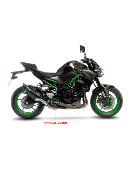 Silencieux LEOVINCE SBK LV-14R Black Edition inox - carbone - KAWASAKI 900 Z 900 2020 - 2024