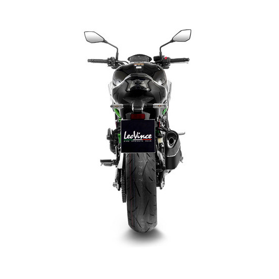Silencieux LEOVINCE SBK LV-14R Black Edition inox - carbone - KAWASAKI 900 Z 900 2020 - 2024