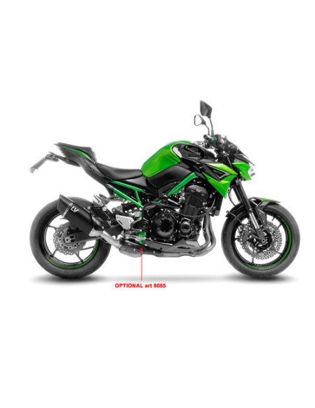 Silencieux LEOVINCE SBK LV-14R Black Edition inox - carbone - KAWASAKI 900 Z 900 2017 - 2025