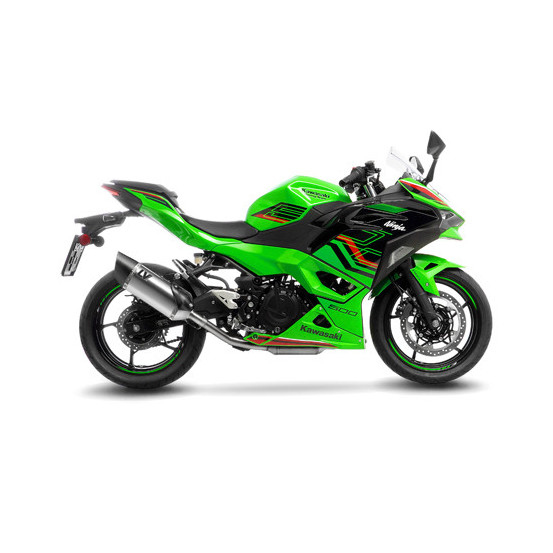 Silencieux LEOVINCE SBK LV-14R inox - carbone - KAWASAKI 400 NINJA - 400 Z 2018 - 2023 / 500 NINJA- 500 Z / SE 2024 - 2025