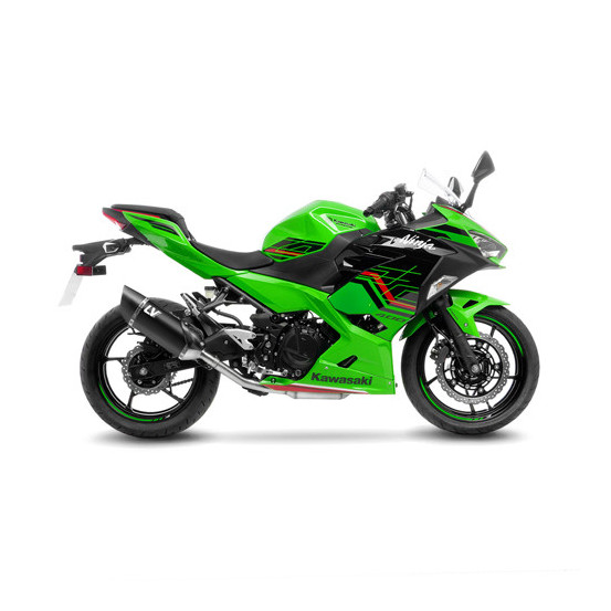 Silencieux LEOVINCE SBK LV-14R inox - carbone - KAWASAKI 400 NINJA - 400 Z 2018 - 2023 / 500 NINJA- 500 Z / SE 2024 - 2025