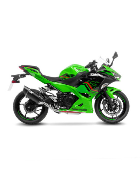 Silencieux LEOVINCE SBK LV-14R inox - carbone - KAWASAKI 400 NINJA - 400 Z 2018 - 2023 / 500 NINJA- 500 Z / SE 2024 - 2025