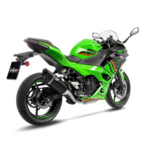 Silencieux LEOVINCE SBK LV-14R inox - carbone - KAWASAKI 400 NINJA - 400 Z 2018 - 2023 / 500 NINJA- 500 Z / SE 2024 - 2025 2