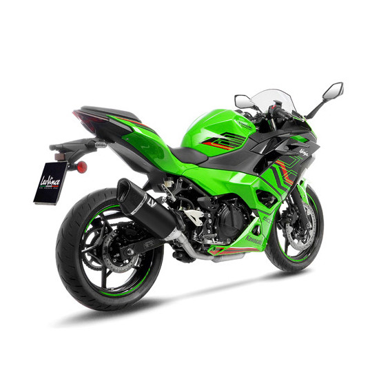 Silencieux LEOVINCE SBK LV-14R inox - carbone - KAWASAKI 400 NINJA - 400 Z 2018 - 2023 / 500 NINJA- 500 Z / SE 2024 - 2025