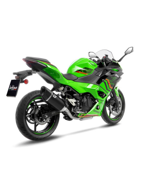 Silencieux LEOVINCE SBK LV-14R inox - carbone - KAWASAKI 400 NINJA - 400 Z 2018 - 2023 / 500 NINJA- 500 Z / SE 2024 - 2025
