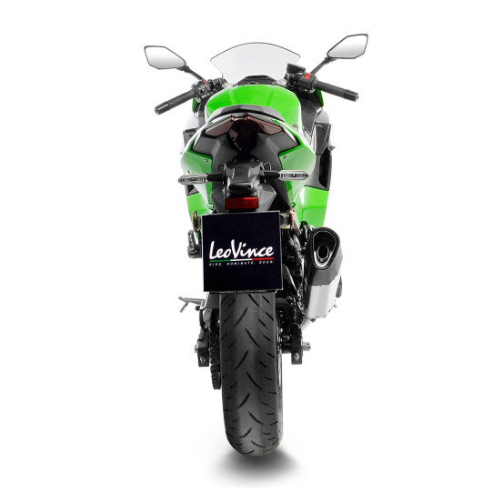Silencieux LEOVINCE SBK LV-14R titane - carbone - KAWASAKI 400 NINJA - 400 Z 2018 - 2023 / 500 NINJA- 500 Z / SE 2024 - 2025