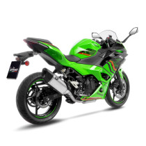 Silencieux LEOVINCE SBK LV-14R inox - carbone - KAWASAKI 400 NINJA - 400 Z 2018 - 2023 / 500 NINJA- 500 Z / SE 2024 - 2025 2