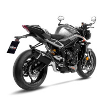 Ligne complète LEOVINCE SBK LV-14R Black Edition inox - carbone - TRIUMPH 765 STREET TRIPLE R / RS / A2 2023 - 2024 2