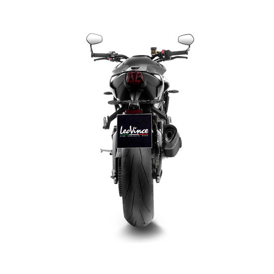 Ligne complète LEOVINCE SBK LV-14R Black Edition inox - carbone - TRIUMPH 765 STREET TRIPLE R / RS / A2 2023 - 2024