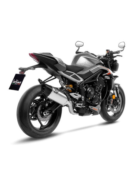 Ligne complète LEOVINCE SBK LV-14R inox - carbone - TRIUMPH 765 STREET TRIPLE R / RS / A2 2023 - 2024