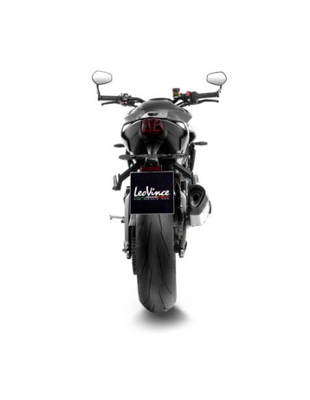 Ligne complète LEOVINCE SBK LV-14R inox - carbone - TRIUMPH 765 STREET TRIPLE R / RS / A2 2023 - 2024