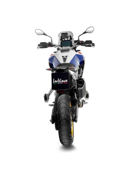 Silencieux LEOVINCE SBK LV-14 Black Edition inox - carbone - BMW F 750 GS - F 850 GS 2018-2024 / F 800 GS - F 900 GS 2024-2025