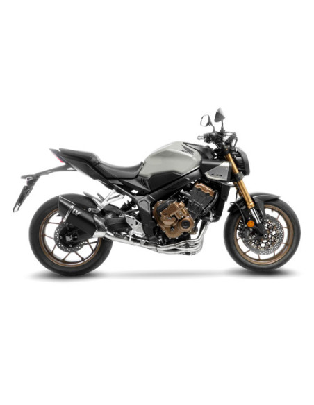 Ligne complète LEOVINCE SBK LV-14R Black Edition inox - carbone - HONDA 650 CB R Neo Sports Café / 650 CBR R 2019 - 2025