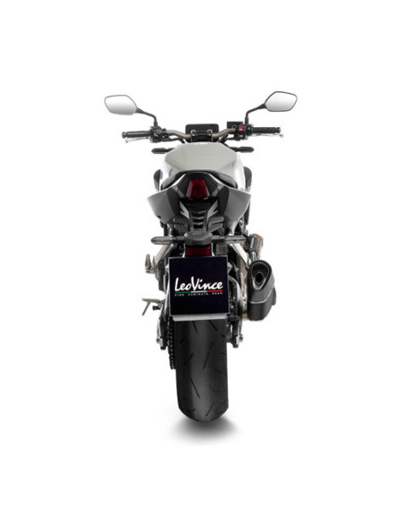 Ligne complète LEOVINCE SBK LV-14R Black Edition inox - carbone - HONDA 650 CB R Neo Sports Café / 650 CBR R 2019 - 2025