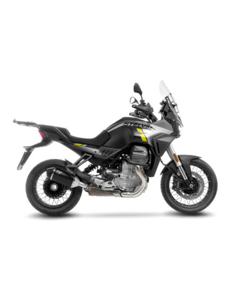 Silencieux LEOVINCE SBK LV-14 Black Edition inox - carbone - MOTO GUZZI 1000 STELVIO 2024 - 2025