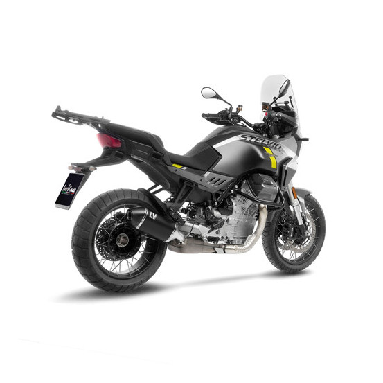 Silencieux LEOVINCE SBK LV-14 Black Edition inox - carbone - MOTO GUZZI 1000 STELVIO 2024 - 2025