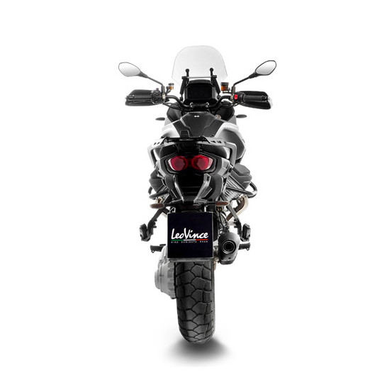 Silencieux LEOVINCE SBK LV-14 Black Edition inox - carbone - MOTO GUZZI 1000 STELVIO 2024 - 2025