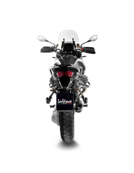 Silencieux LEOVINCE SBK LV-14 Black Edition inox - carbone - MOTO GUZZI 1000 STELVIO 2024 - 2025