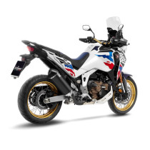 Silencieux LEOVINCE SBK LV-14 Black Edition inox - carbone - HONDA 1100 CRF L AFRICA TWIN / ADVENTURE SPORT / DCT 2024 - 2025 2