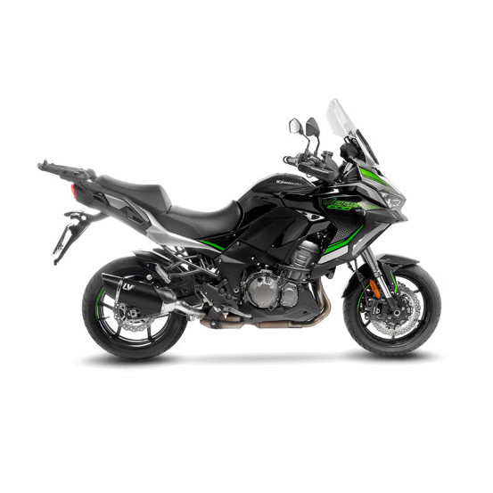 Silencieux LEOVINCE SBK LV-14R Black Edition inox - carbone - KAWASAKI 1000 VERSYS 2019 - 2024