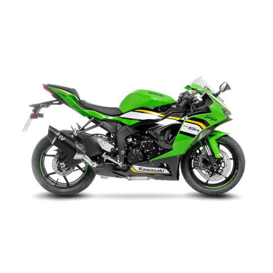 Silencieux LEOVINCE SBK LV-14R Black Edition inox - carbone - KAWASAKI 636 ZX-6R NINJA 2019 - 2020 - 636 ZX-6R NINJA 2024 - 2025