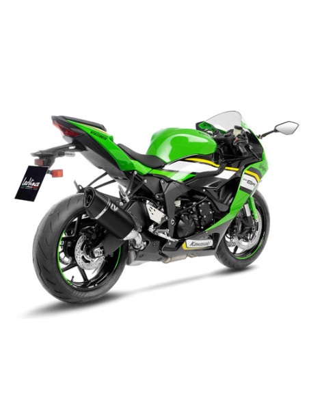 Silencieux LEOVINCE SBK LV-14R Black Edition inox - carbone - KAWASAKI 636 ZX-6R NINJA 2019 - 2020 - 636 ZX-6R NINJA 2024 - 2025