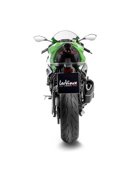 Silencieux LEOVINCE SBK LV-14R Black Edition inox - carbone - KAWASAKI 636 ZX-6R NINJA 2019 - 2020 - 636 ZX-6R NINJA 2024 - 2025