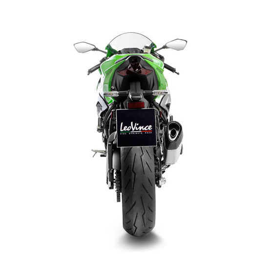 Silencieux LEOVINCE SBK LV-14R titane - carbone - KAWASAKI 636 ZX-6R NINJA 2019 - 2020 - 636 ZX-6R NINJA 2024 - 2025