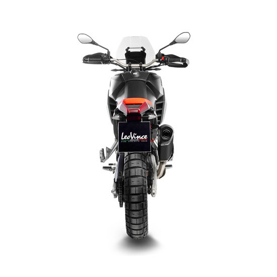 Silencieux LEOVINCE SBK LV-14 inox - carbone - APRILIA 660 TUAREG 2022 - 2025