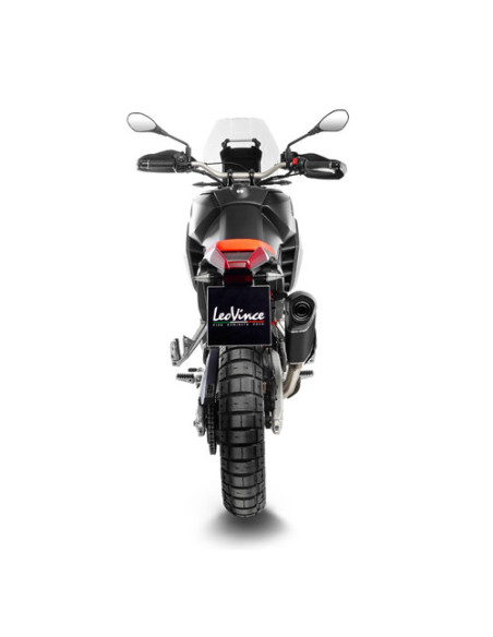 Silencieux LEOVINCE SBK LV-14 inox - carbone - APRILIA 660 TUAREG 2022 - 2025