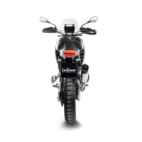 Silencieux LEOVINCE SBK LV-14 Black Edition titane - carbone - APRILIA 660 TUAREG 2022 - 2025