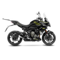 Silencieux LEOVINCE SBK LV-14 Black Edition inox - carbone - TRIUMPH 800 TIGER SPORT 2024 - 2025