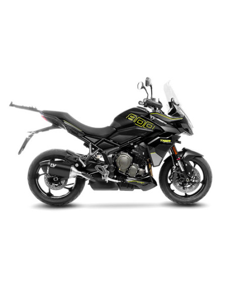 Silencieux LEOVINCE SBK LV-14 Black Edition inox - carbone - TRIUMPH 800 TIGER SPORT 2024 - 2025