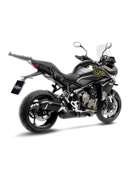 Silencieux LEOVINCE SBK LV-14 Black Edition inox - carbone - TRIUMPH 800 TIGER SPORT 2024 - 2025